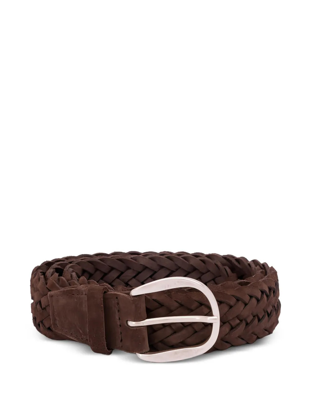 Orciani braided belt - Brown | Farfetch Global