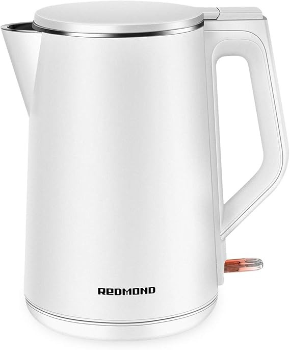 REDMOND Electric Kettle 1.5L Double Wall 100% Stainless Steel Cool Touch Tea Kettle with 1500W Fa... | Amazon (US)