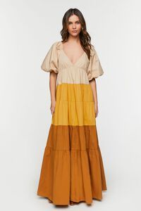 Colorblock Tiered Maxi Dress | Forever 21 (US)