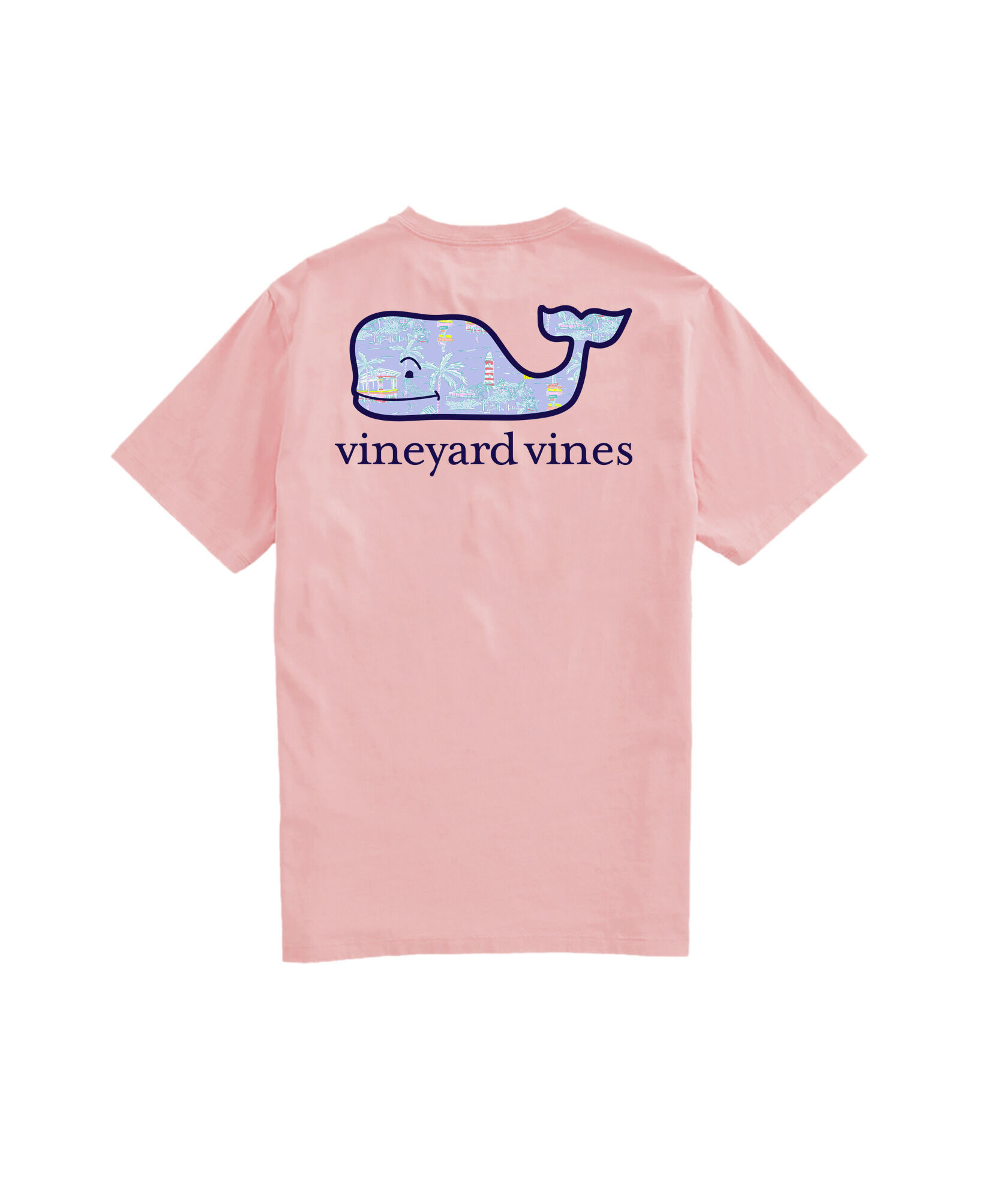 OUTLET Bahama Scene Whale Short-Sleeve Pocket Tee | vineyard vines