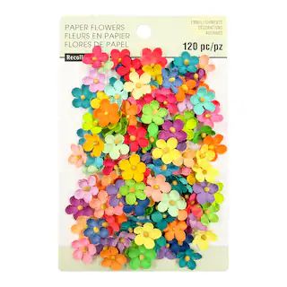 Buy in Bulk - Bright Multicolored Mini Paper Flower Embellishments By Recollections™ | Michaels | Michaels Stores