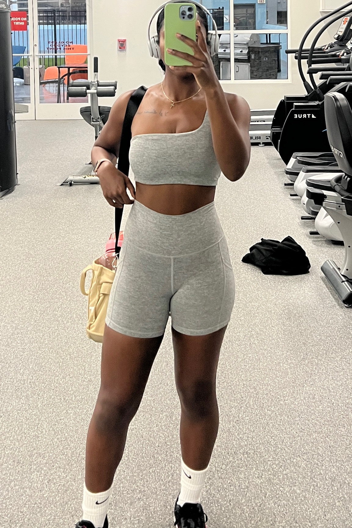 grey 2 piece workout set | aerie 2 piece set, nike long white socks

#LTKfit #LTKunder50 #LTKFind