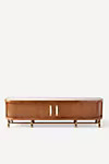 Deluxe Tamboured Media Cabinet | Anthropologie (US)