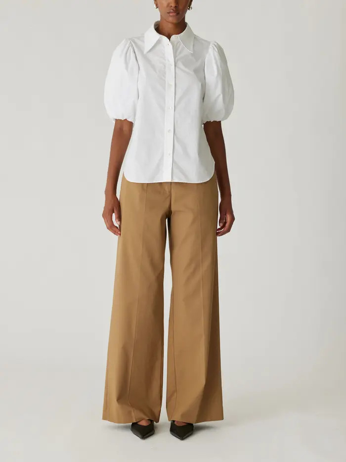 Puff Sleeve Button Down Shirt | Nordstrom