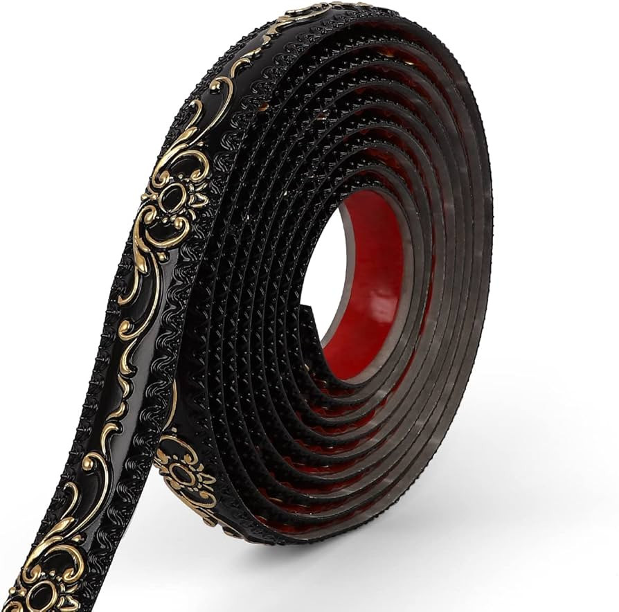 16.4FT Flexible Molding Trim Self Adhesive, Peel and Stick Crown Molding Ceiling Molding, Wall Tr... | Amazon (US)