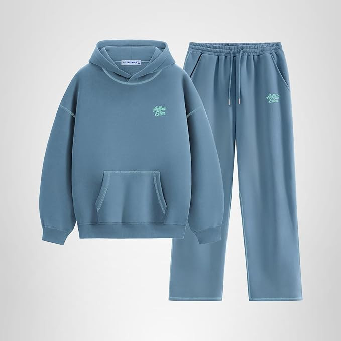 Aelfric Eden Womens Sweatsuits 2 Piece Set Oversized Fleece Hoodie and Sweatpants Track Suits Swe... | Amazon (US)