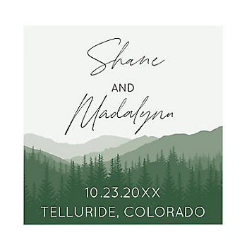 Bulk 144 Pc. Personalized Mountain Favor Stickers | Oriental Trading Company