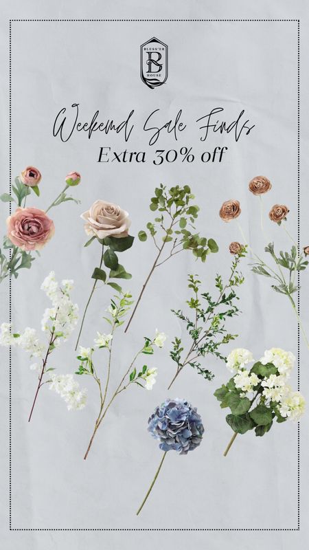 Use Code: SALE30 
Early spring blooms, greenery, spring floral, afloral, real touch, roses

#LTKhome #LTKsalealert