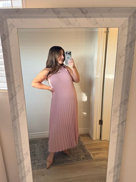 Obsessed with this pleated pink dress! Would be so pretty for a baby shower, wedding or date night! 

Wearing a size small

Summer dress, wedding guest, maternity, baby shower, family photos, date night outfit, summer fashion, pleated dress, one shoulder dress, dress with bows 


#LTKFindsUnder100 #LTKBump #LTKWedding