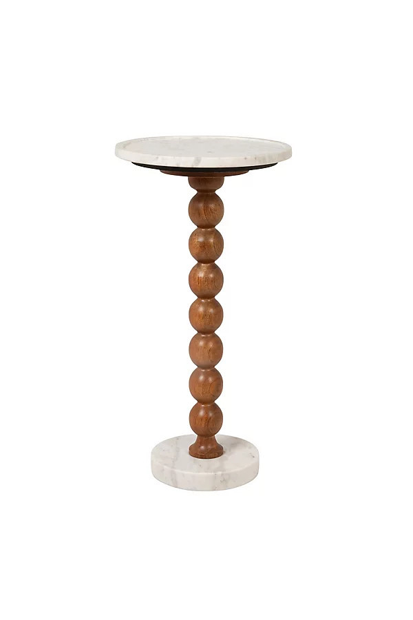Honey Marble Drink Table | Anthropologie (US)