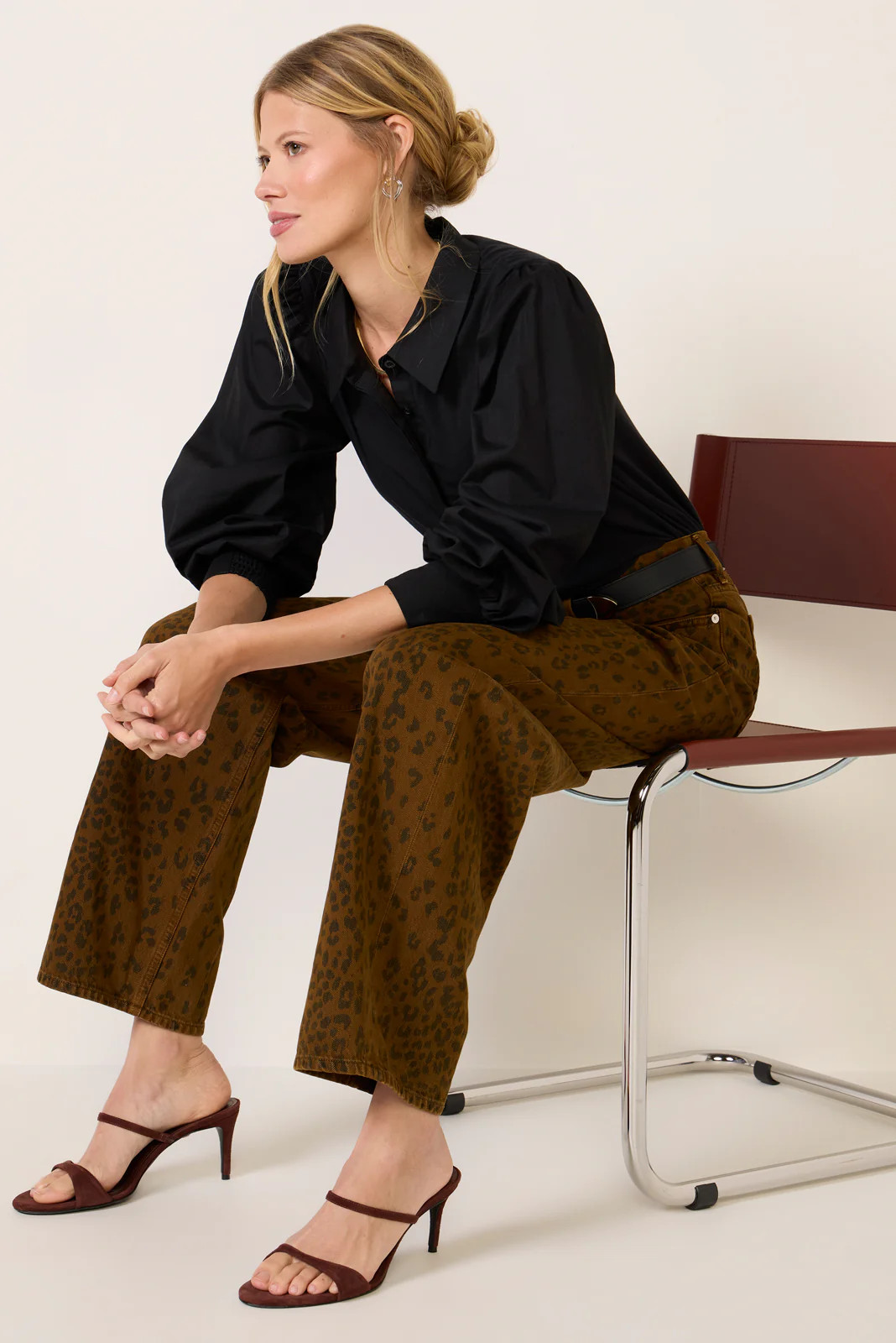 Nelly Mixed Media Top | Evereve