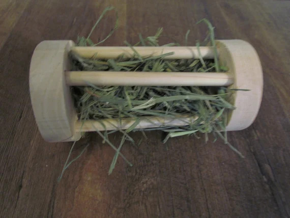 Hay Roll Toy for Rabbits, Chinchilla, Hamsters | Etsy (US)