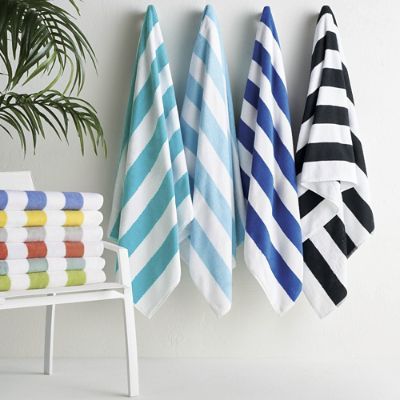 Frontgate Resort Collection™ Cabana Stripe Beach Towel | Frontgate