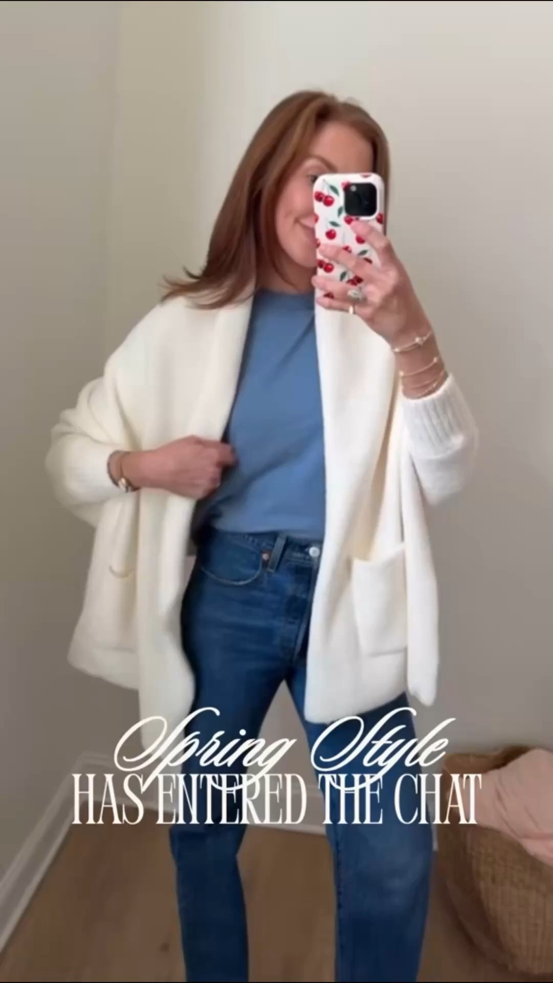 Need outfit inspo for the changing seasons? This is my fave spring outfit ensemble! Cozy cardi as an optional layer🤍

#LTKootd #LTKmomlife #LTKgrwm