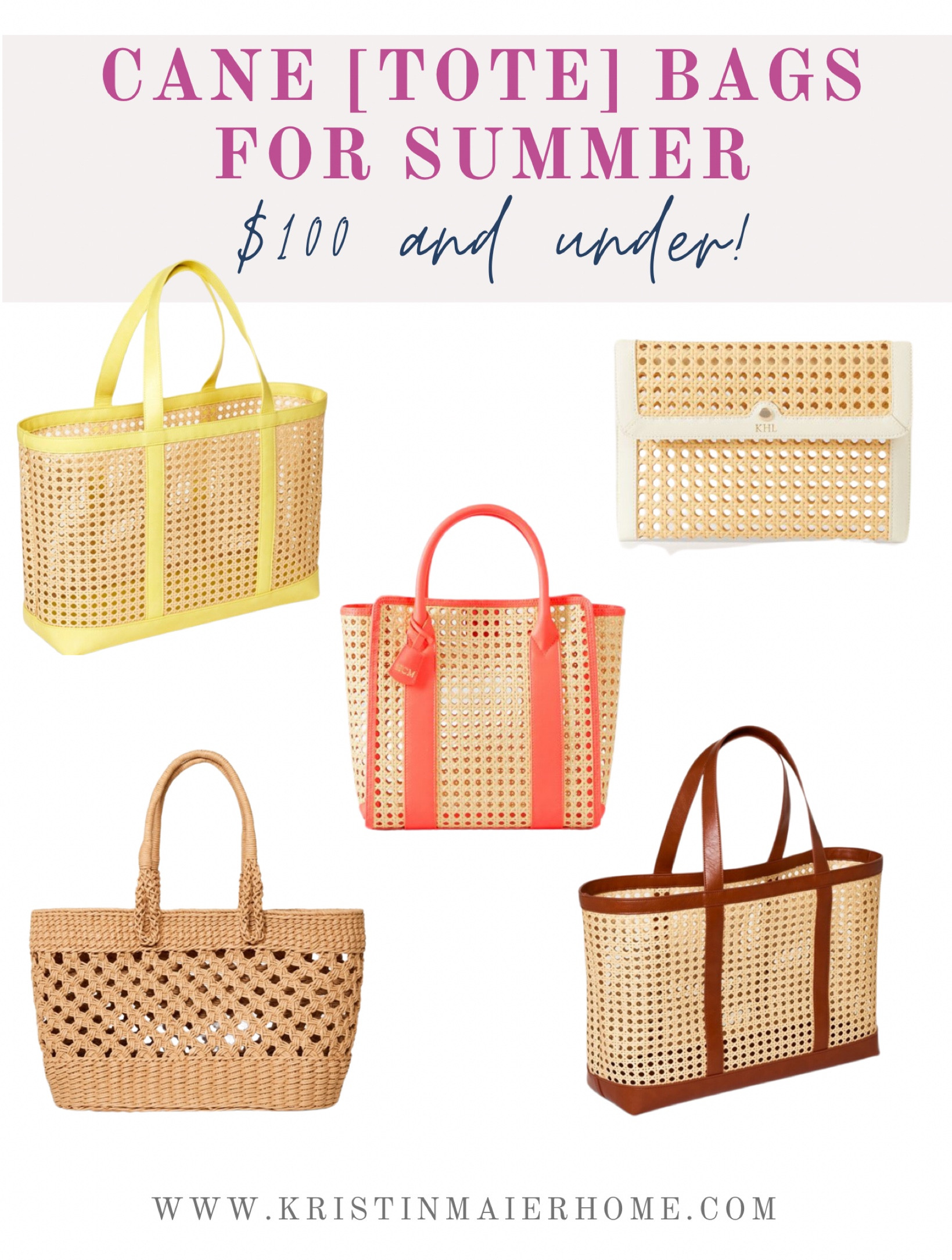 Summer ready cane tote bags and a simple yet perfect cane clutch for day to night. Add a fun pop of color with trim! 

#LTKfindsunder100 #LTKsalealert #LTKitbag