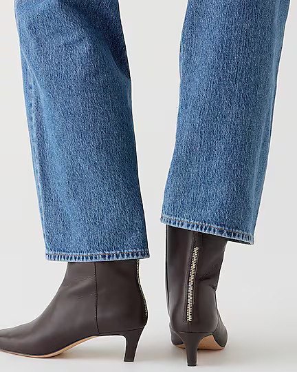 Stevie ankle boots in leather | J. Crew US
