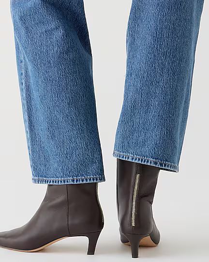 Stevie ankle boots in leather | J.Crew US