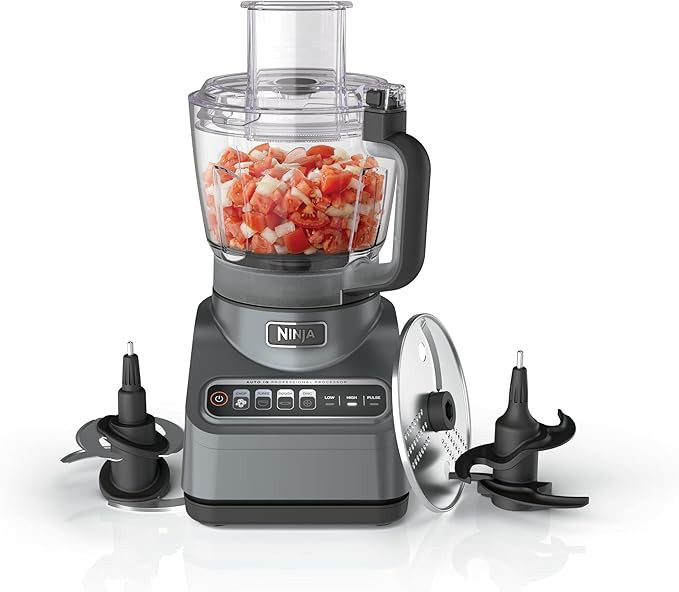 Ninja Food Processor, Professional Plus, 1000 Peak Watts, 4 Functions for Chopping, Slicing, Pure... | Amazon (US)