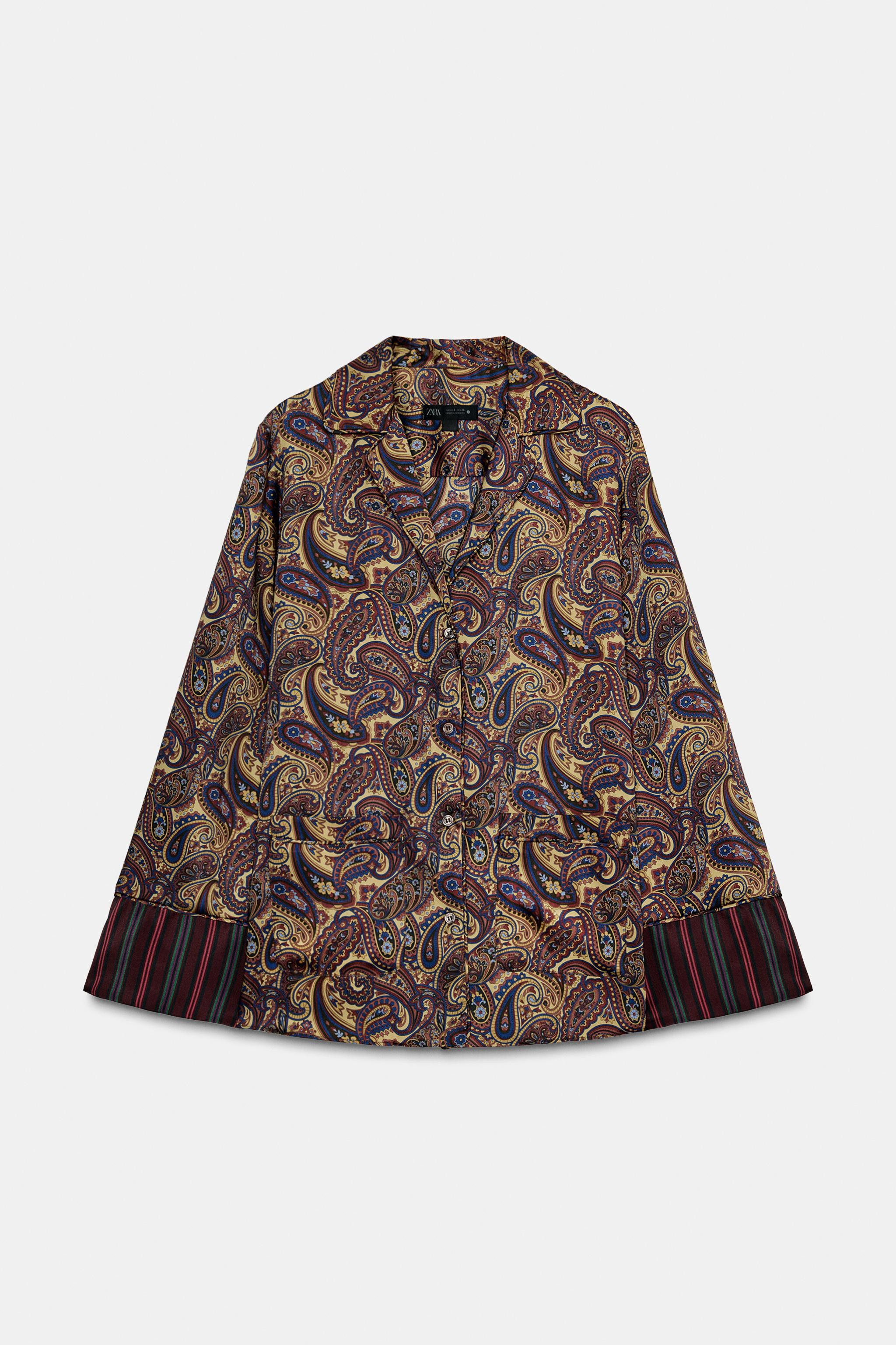 PAISLEY PAJAMA SHIRT ZW COLLECTION | Zara US