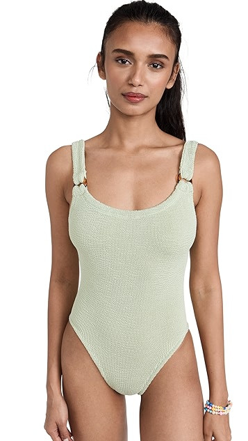 Domino One Piece Swimsuit | Shopbop