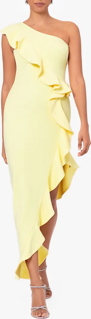 Ruffle One-Shoulder Cocktail Dress | Nordstrom