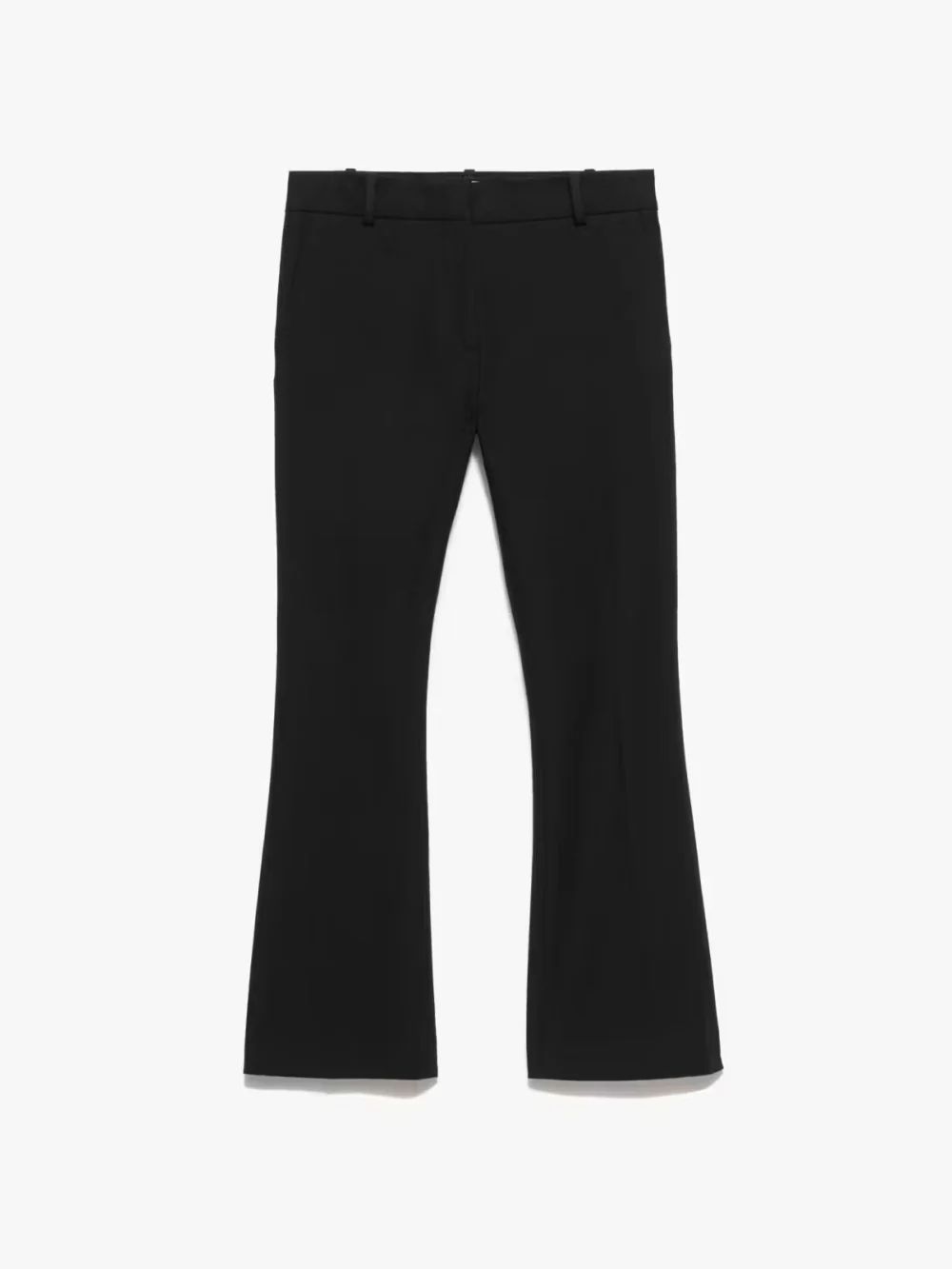 Le Crop Mini Boot Trouser  in  Noir | Frame Denim