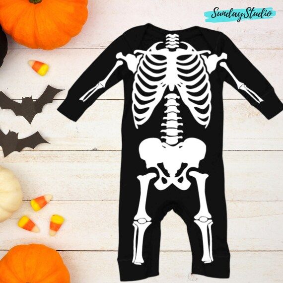 HALLOWEEN BABY COSTUME, Skeleton, Baby Boy Costume, Baby Girl Custom, Baby Halloween Ideas, Trend... | Etsy (US)