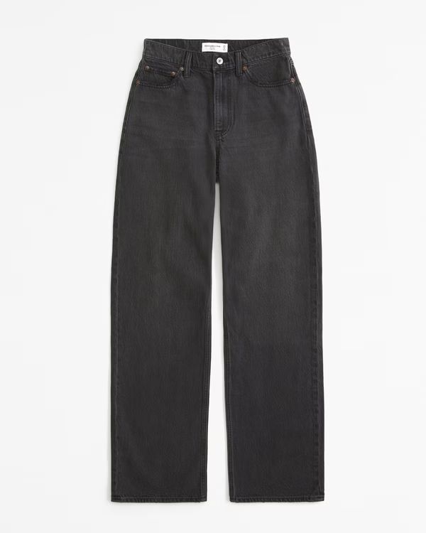 Women's High Rise Loose Jean | Women's Bottoms | Abercrombie.com | Abercrombie & Fitch (US)