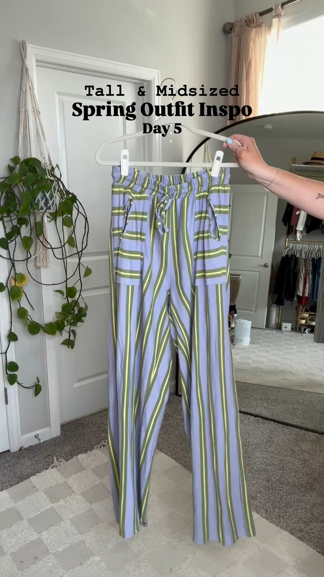 Tall & midsized spring outfit inspo

These pants run SO big but also stretch way out when you hang dry! I sized down to a small. Tee is a large, sandals are ok clearance and tts (11) 

#LTKWatchNow #LTKOver40 #LTKMidsize