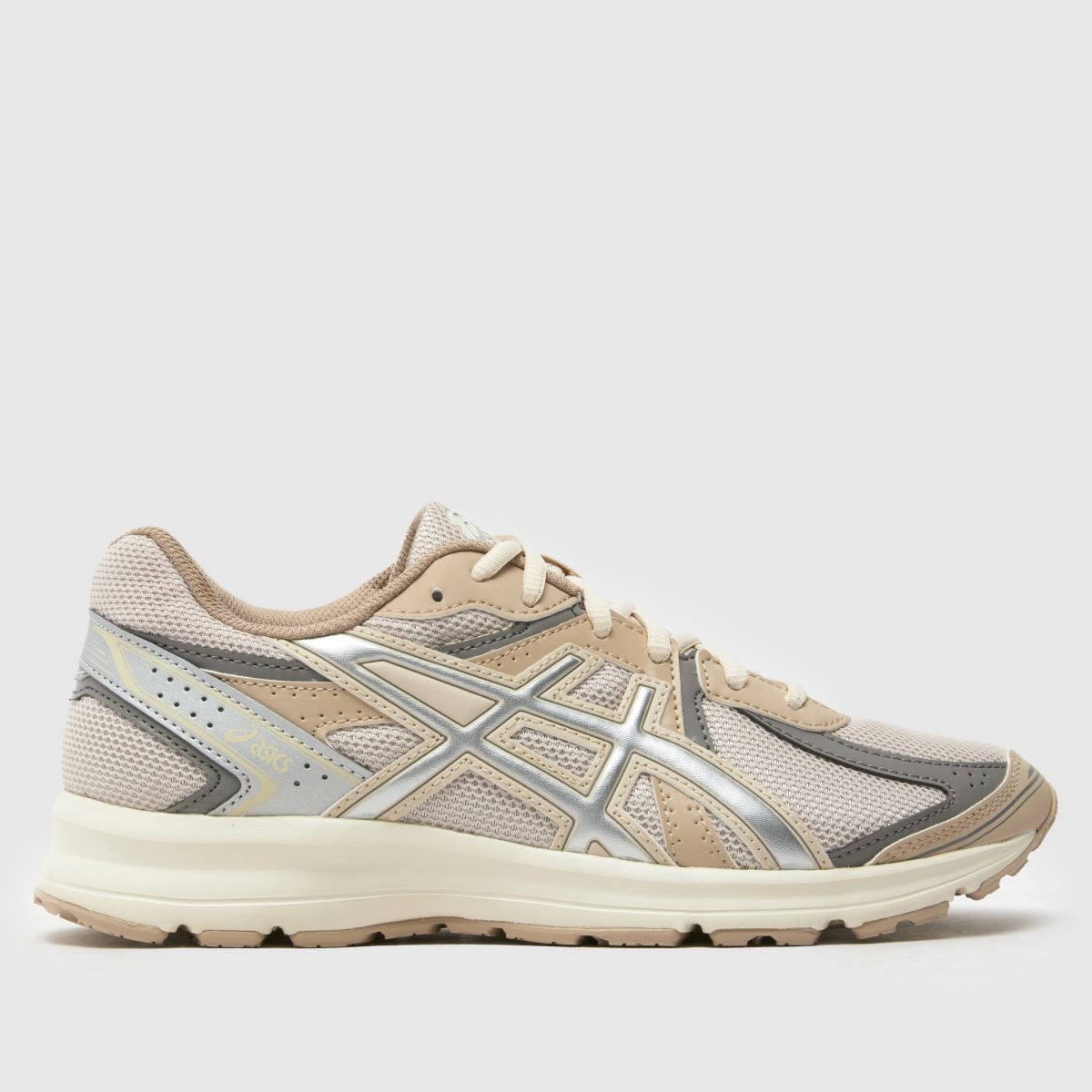 Womens Beige & Brown ASICS JOG 100S Trainers | schuh | Schuh