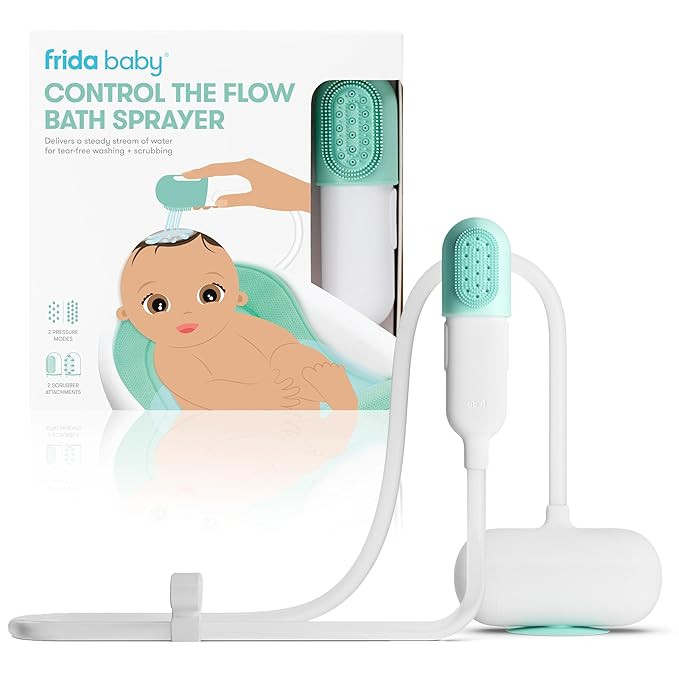 Frida Baby Control The Flow Bathtub Sprayer Attachment for Baby Bathtub, Shower Head with Scalp M... | Amazon (US)
