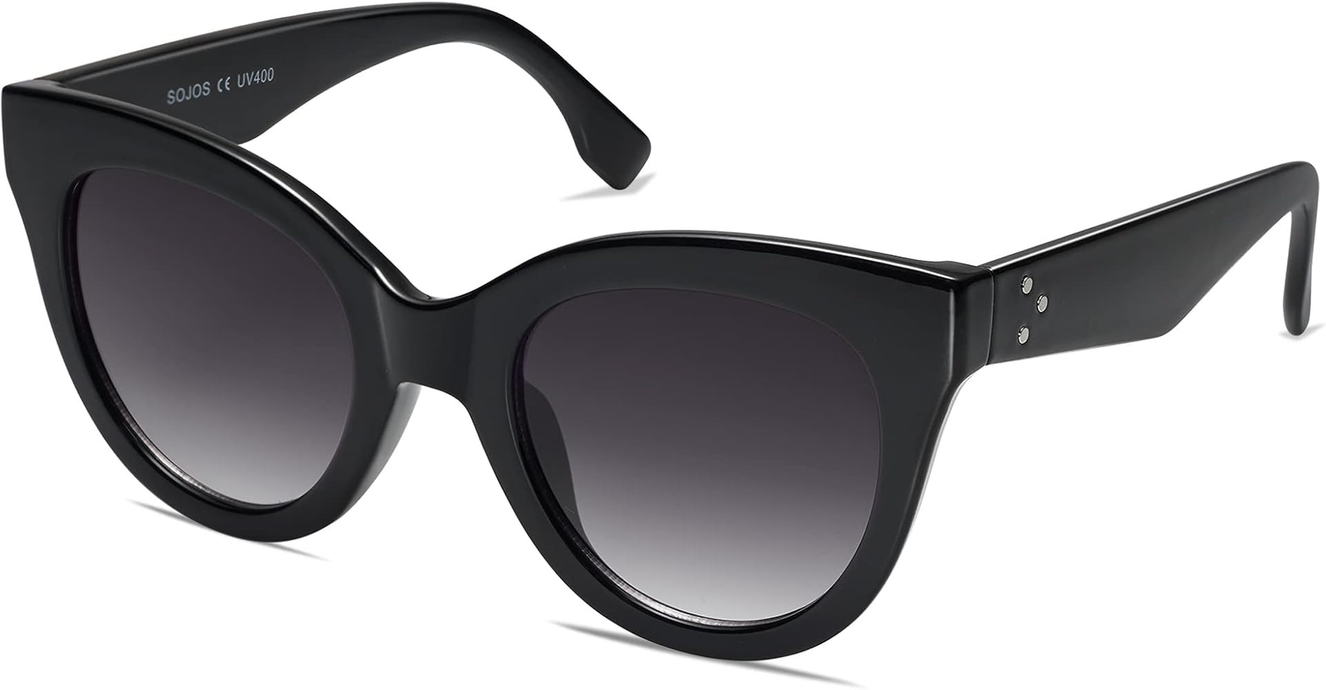 SOJOS Retro Oversized Cateye Sunglasses for Women Large Vintage Trendy Shades SJ2074 | Amazon (US)