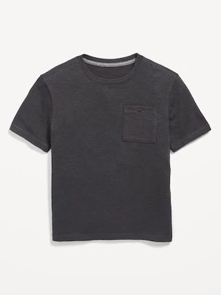 Short-Sleeve Textured-Knit Pocket T-Shirt for Boys | Old Navy (US)