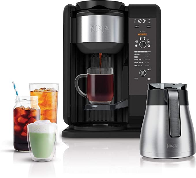 Ninja CP307 Hot and Cold Brewed System, Auto-iQ Tea and Coffee Maker with 6 Brew Sizes, 5 Brew St... | Amazon (US)