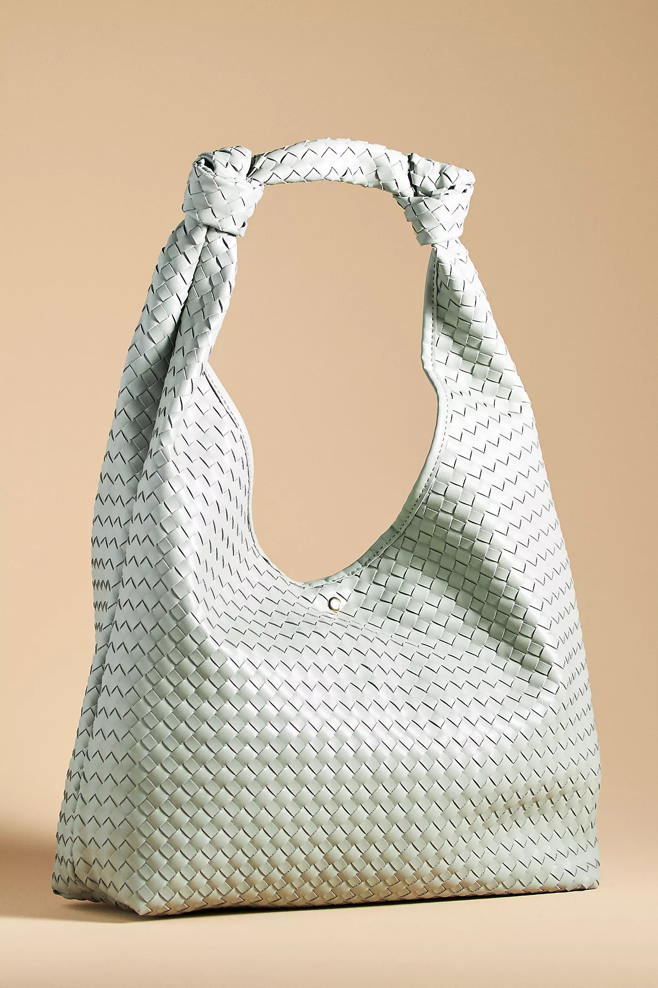 The Love Knot Faux Leather Bag: Woven Edition | Anthropologie (US)