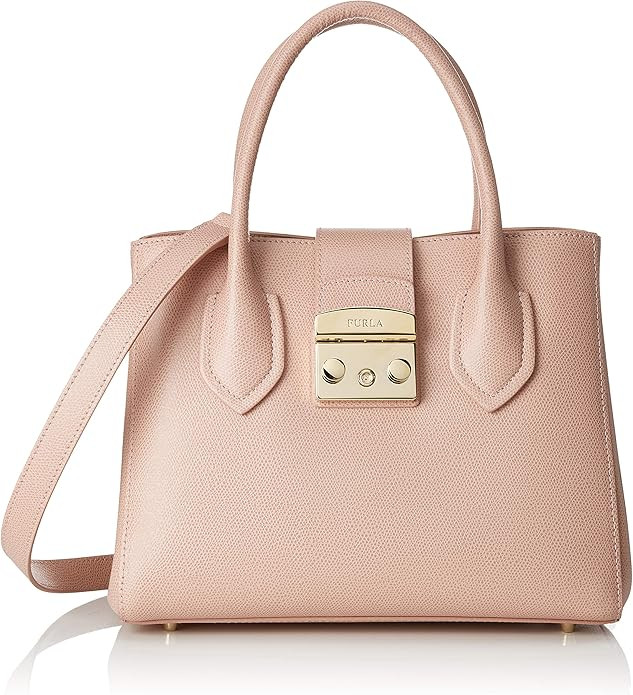 Furla Metropolis Ladies Medium Light pink Leather Crossbody Bag 921175 | Amazon (US)