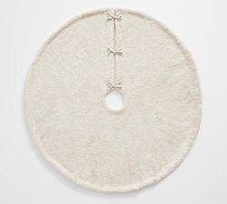 Faux Fur Alpaca Tree Skirt | Pottery Barn (US)