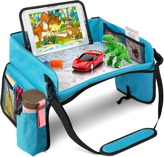 Car Seat Organizer Kids Travel Tray for Kids Toddlers Activities in Car Seat,Stroller,Airplane,Wa... | Amazon (US)