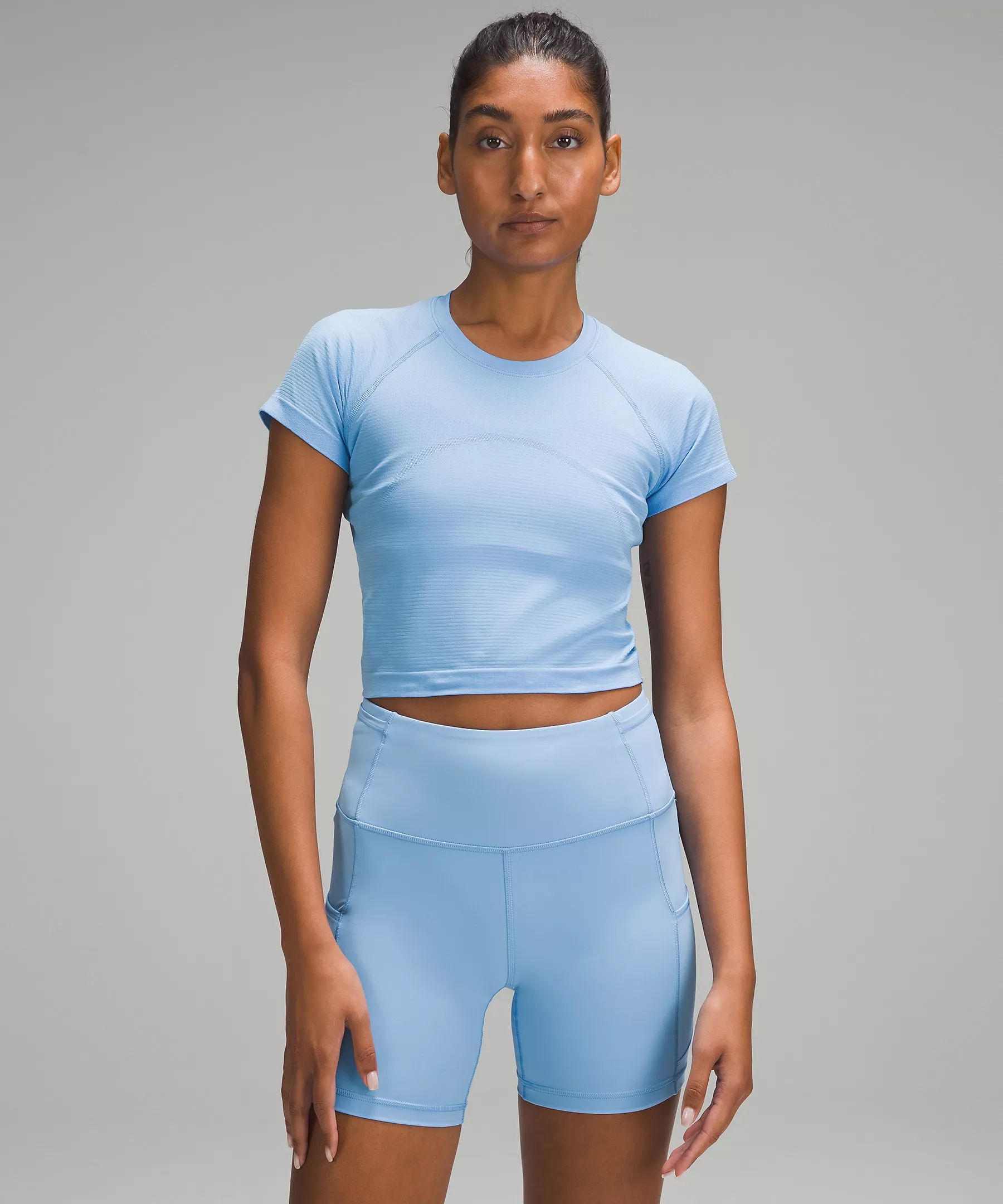 Swiftly Tech Cropped Short-Sleeve Shirt 2.0 | Lululemon (US)