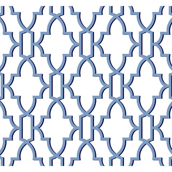 Luxe Haven Peel & Stick Geometric Wallpaper | Wayfair North America