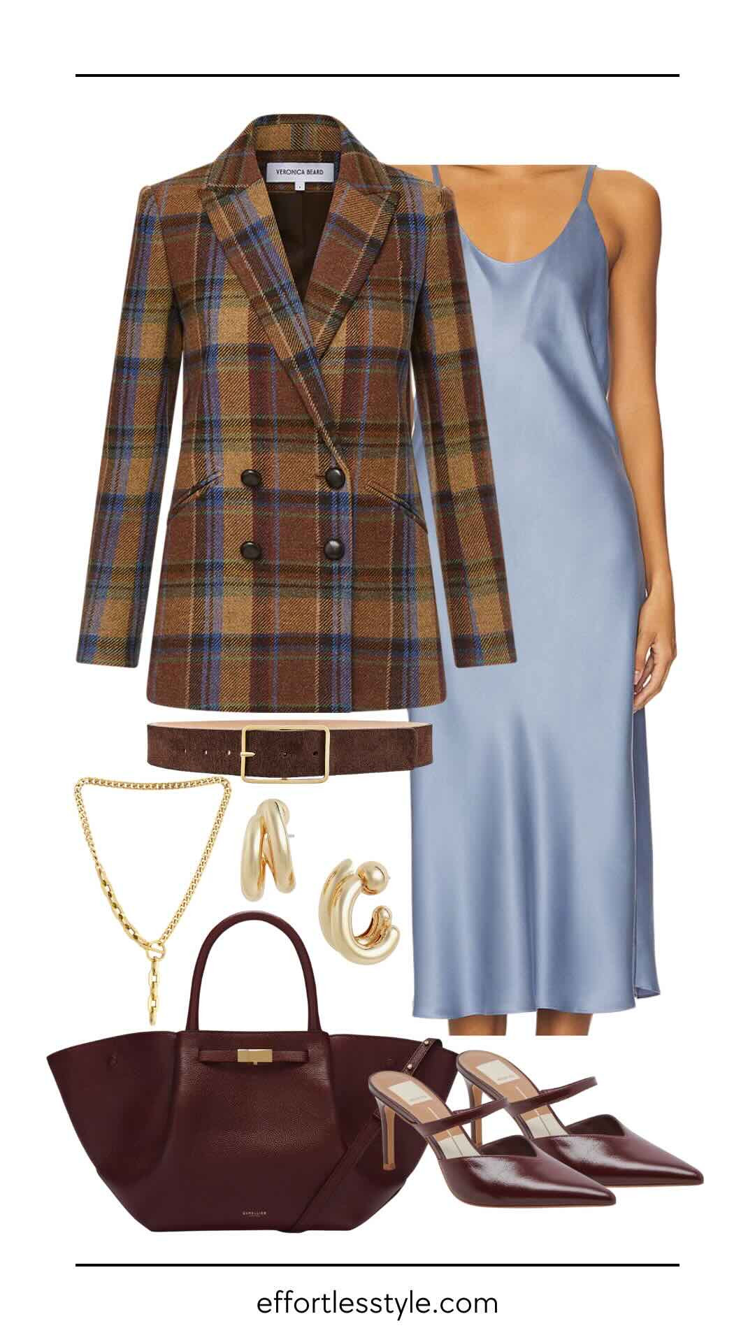 Wear your favorite blazer over a slip dress.  Belt the blazer for an unexpected and sophisticated look 🔥

#OOTD #StylingTips #PersonalStyling #effortlesstyle #WinterFashion #personalstylist #nashvillestylist #StyleOver40

#LTKSeasonal #LTKWorkwear #LTKStyleTip