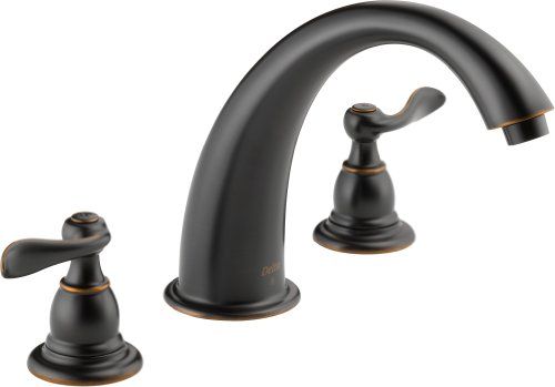Delta Windemere BT2796-OB Roman Tub Trim, Oil-Rubbed Bronze (Rough-in sold separately) | Amazon (US)