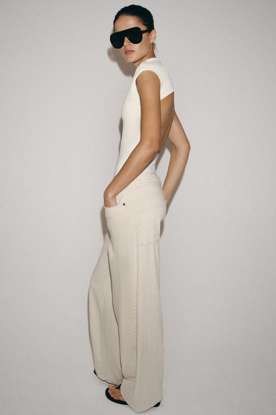 STRETCH CUT OUT BODYSUIT | Zara US