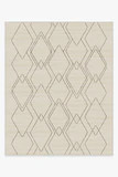 Diamond Dalia Beige Ivory Rug | Ruggable