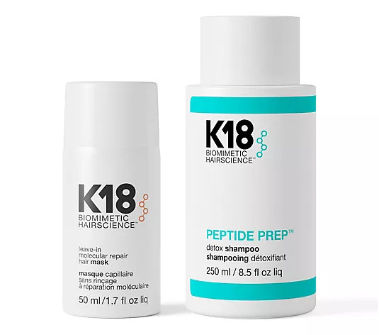 Make Your Selection: K18 Molecular Repair Hair Mask and Detox Shampoo | QVC