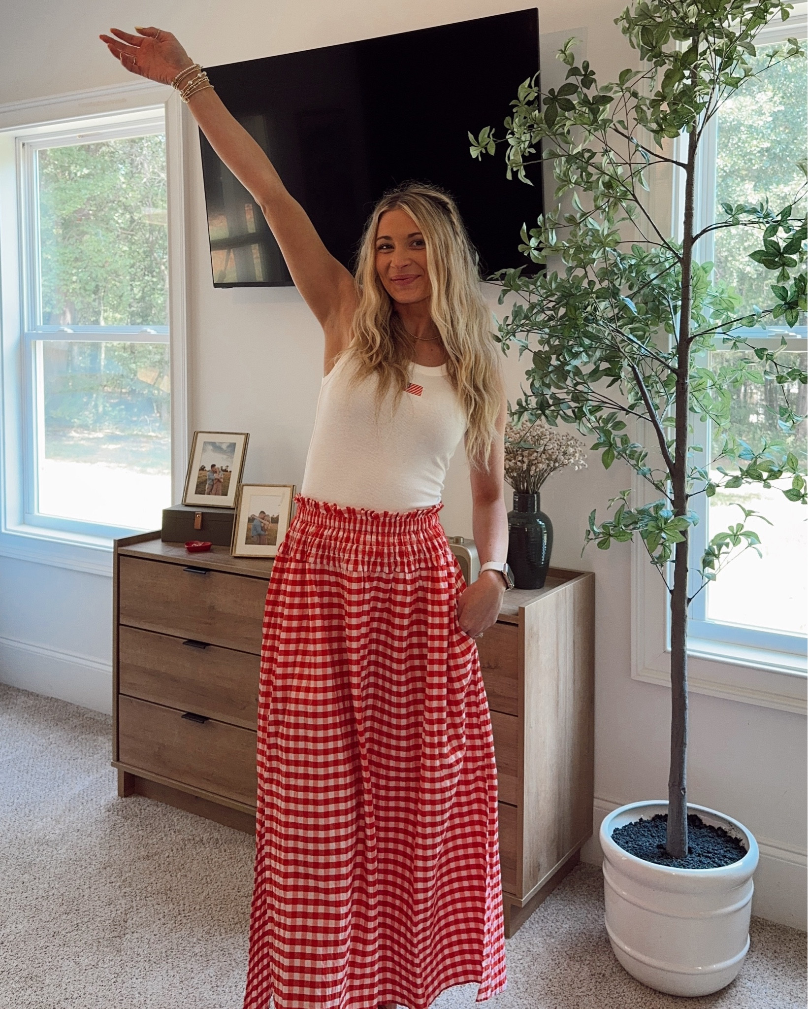Love this Target tank + skirt combo 🇺🇸❤️

#LTKSeasonal #LTKU #LTKStyleTip