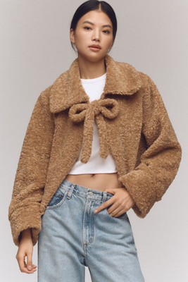 Maeve Sherpa Tie-Front CardiganMaeve2 Reviews Reviews$128.00Color: NEUTRALFitStandardSizeXS/SM/L ... | Anthropologie (US)