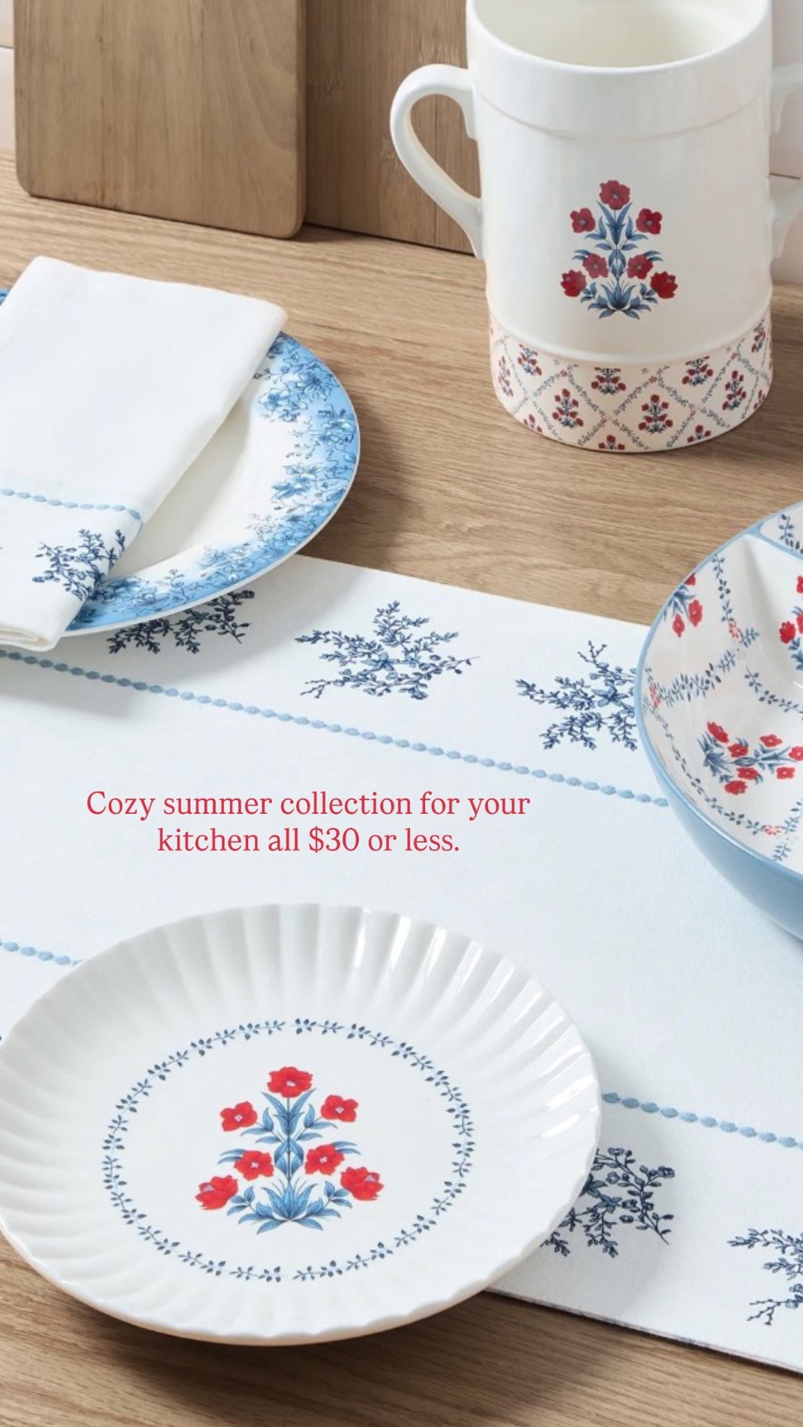 Beautiful pieces for your kitchen that are perfect for Memorial Day and 4th of July. 

#LTKHome #LTKSeasonal