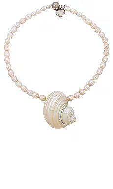 Julietta Mykonos Necklace in Pearl from Revolve.com | Revolve Clothing (Global)