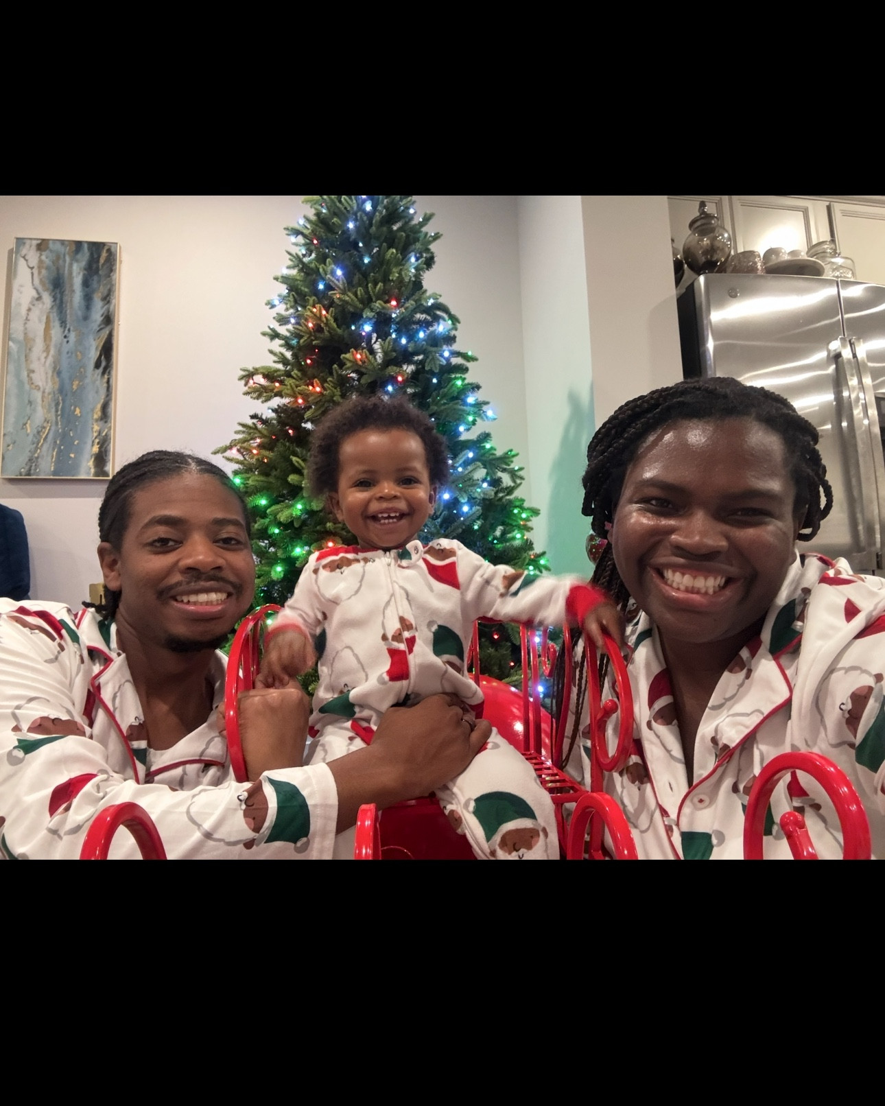 "Making memories in matching pajamas."
#SantaClausiscomingtotown  #matchingpajamas

#LTKFamily 

#LTKBaby #LTKKids